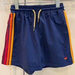 Aviator Nation Kids Flex Board Shorts-navy